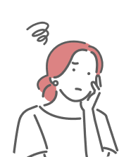 PMSで悩む女性のイラスト